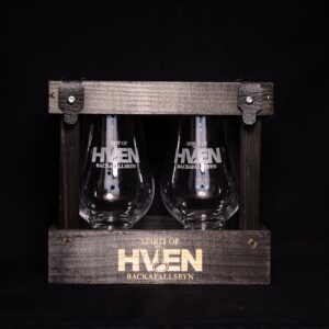 Whisky set in a wooden box